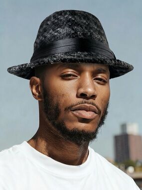 JFH Headwear‎ Houndstooth Winter Fedora